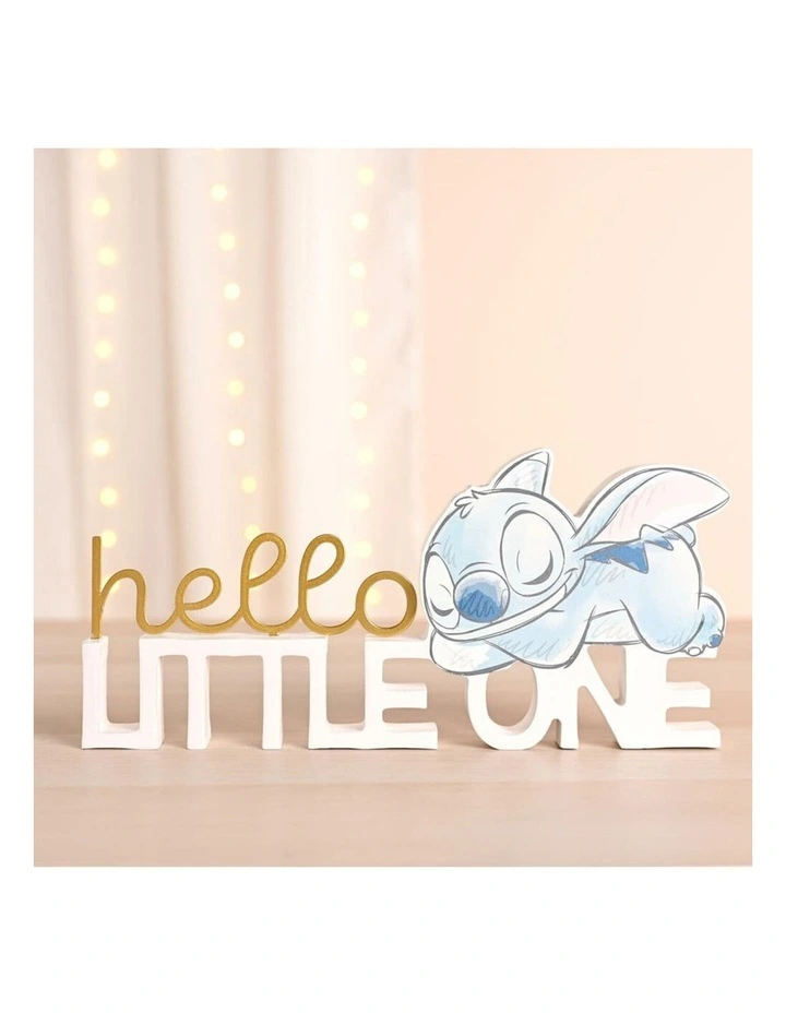 Stitch Baby Mantel Plaque Decoration (8 Years ) in Multi image 3