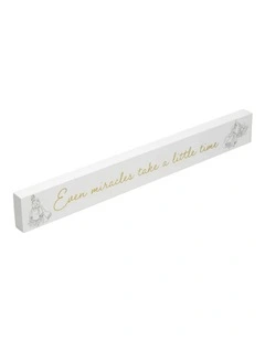 Cinderella: MDF Collectible Desk Plaque Decoration in White