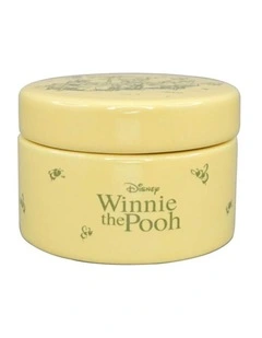 'Winnie the Pooh', Ceramic Round Trinket Box 6cm in Yellow