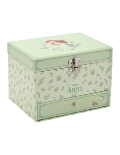 Ariel: Princess Pastel Musical Decoration Jewellery Box (8 Years ) in Green