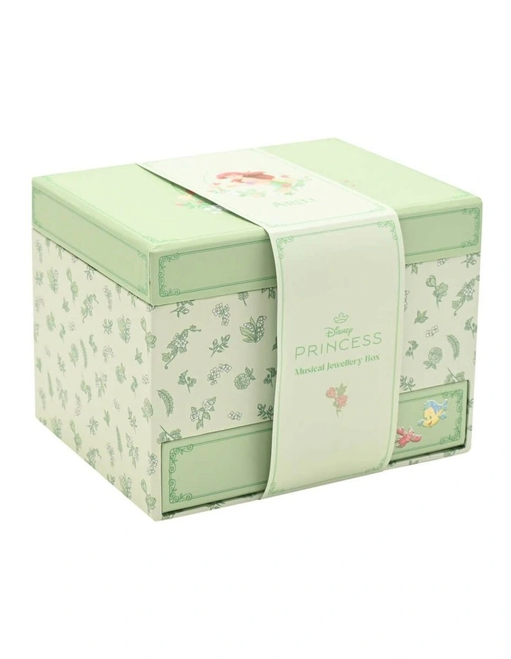 Ariel: Princess Pastel Musical Decoration Jewellery Box (8 Years ) in Green image 2