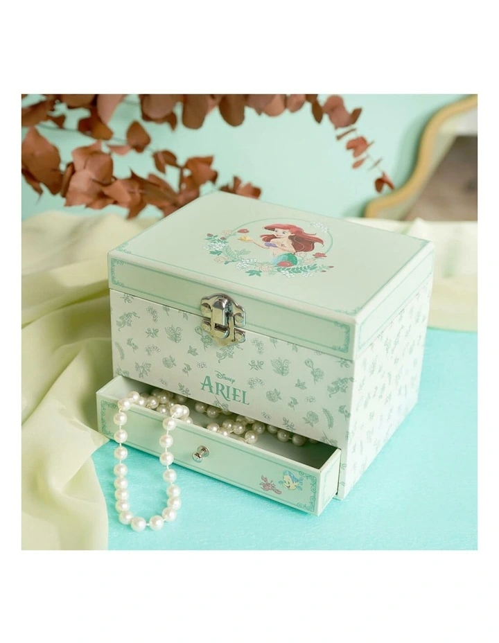 Ariel: Princess Pastel Musical Decoration Jewellery Box (8 Years ) in Green image 6