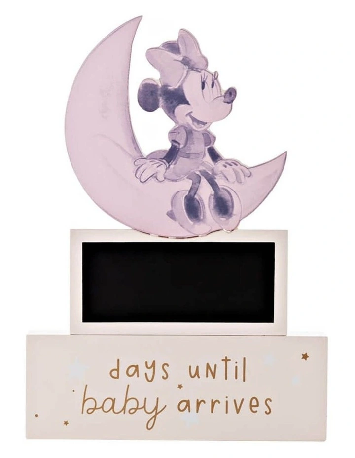 Minnie Mouse: Countdown Plaque Gifting Decoration in Pink image 1