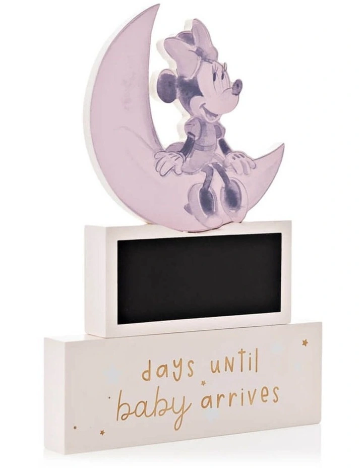 Minnie Mouse: Countdown Plaque Gifting Decoration in Pink image 2