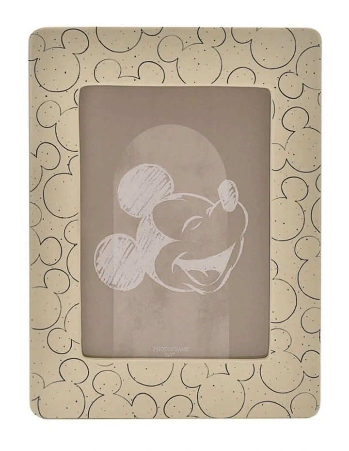 Mickey Shapes Ceramic Frame in Beige image 2