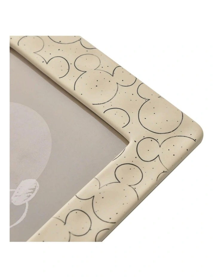 Mickey Shapes Ceramic Frame in Beige image 3
