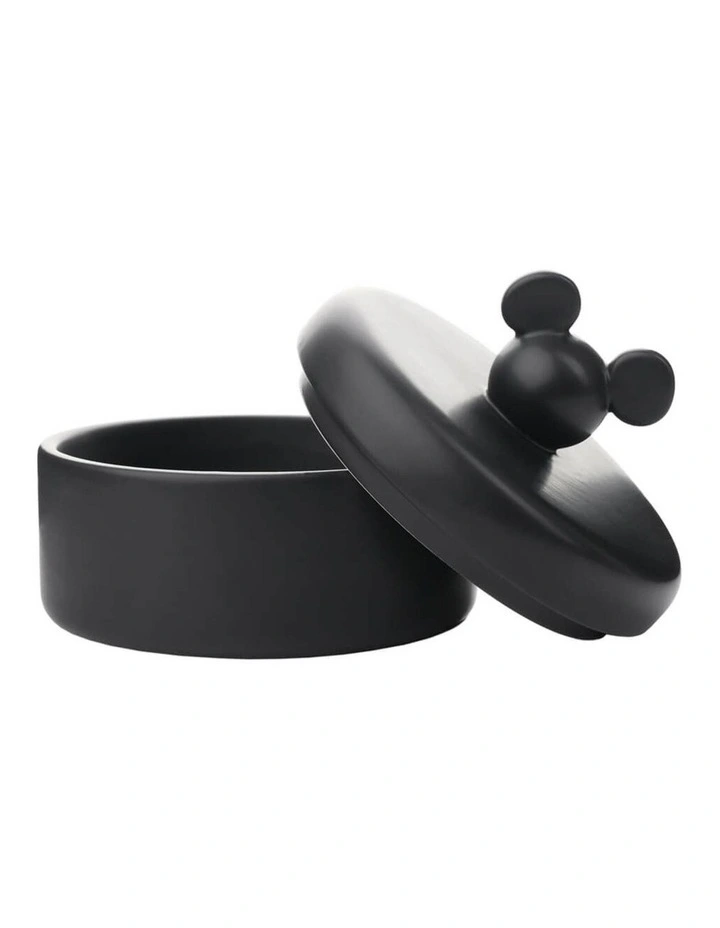 Mickey Head Storage Jar With Lid in Black image 2