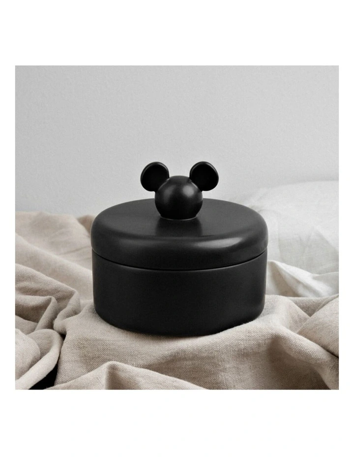 Mickey Head Storage Jar With Lid in Black image 4