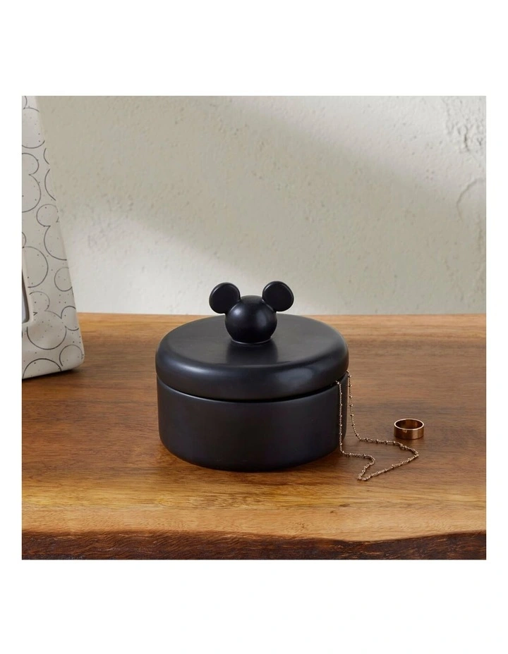 Mickey Head Storage Jar With Lid in Black image 5