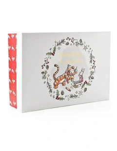 Decorations and Whatnots Gifts- Winnie the Pooh Christmas: Storage Box in Red