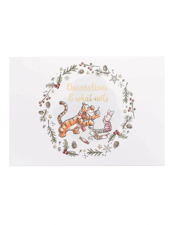 Decorations and Whatnots Gifts- Winnie the Pooh Christmas: Storage Box in Red image 3
