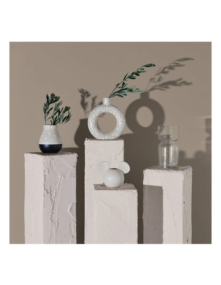 Mickey Pattern Circle Vase in Beige image 6
