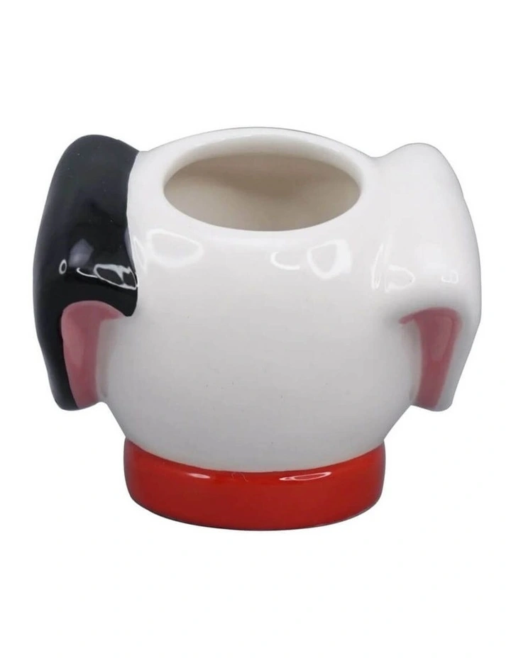 101 Dalmations, Hand Sculpted and Painted 3D Patch Shaped Ceramic Pot in Multi image 2