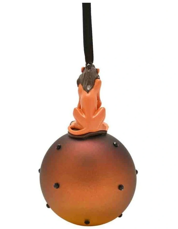 Scar on Glass Bauble Decorations in Brown image 2