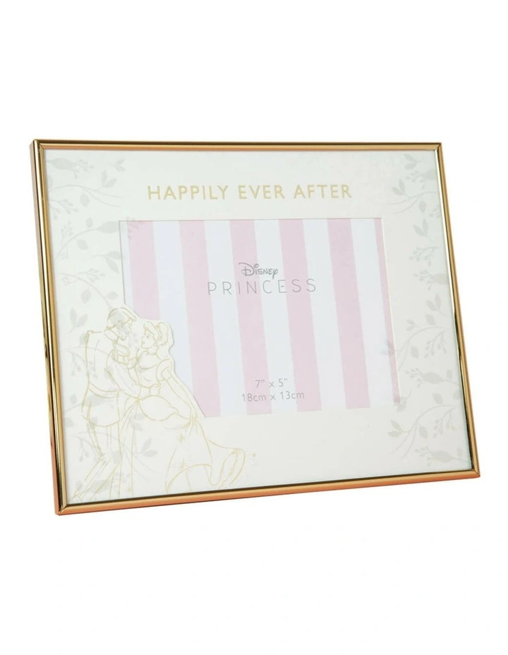 Cinderella and Prince Metal Alloy Gifting Frame in White image 1