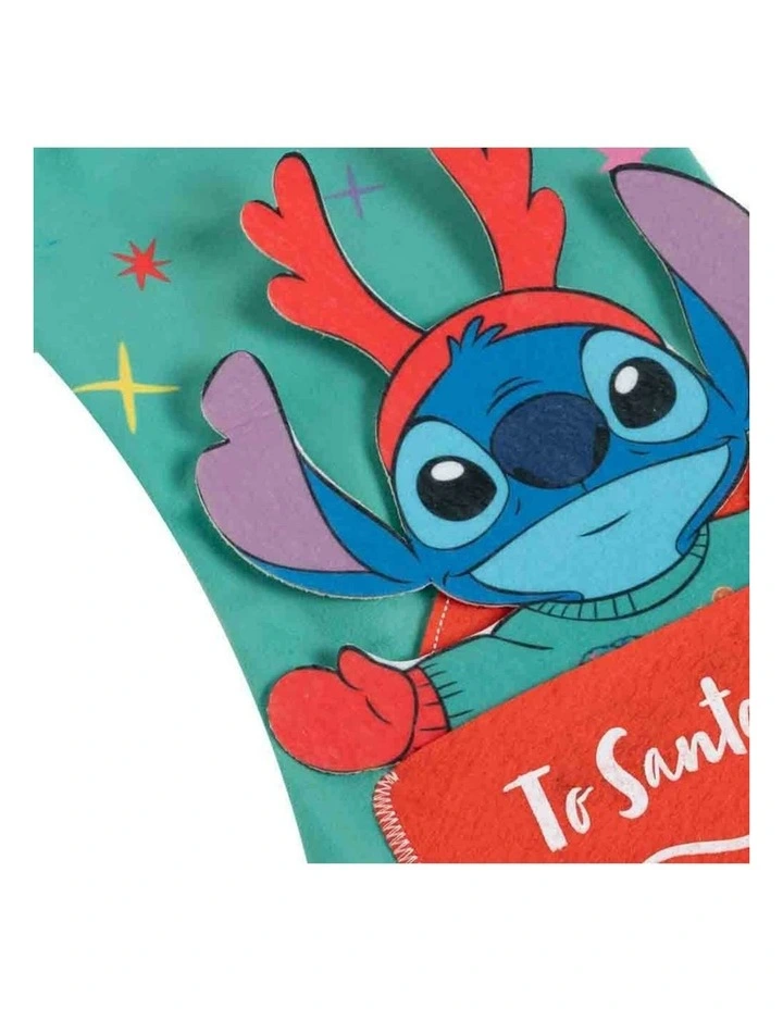 Stitch Christmas Stocking in Green image 2