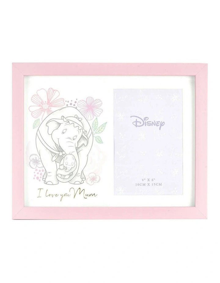 Garden and Home: Dumbo - Mum MDF Decor Frame in Pink image 1