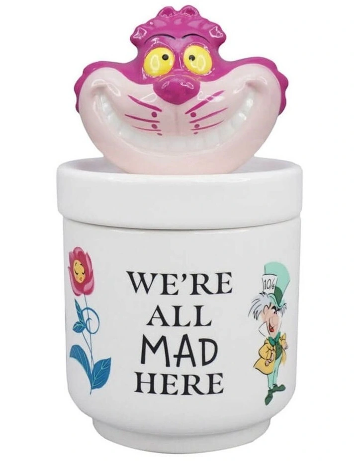 Alice in Wonderland Collector Box Glass 13cm in White image 1