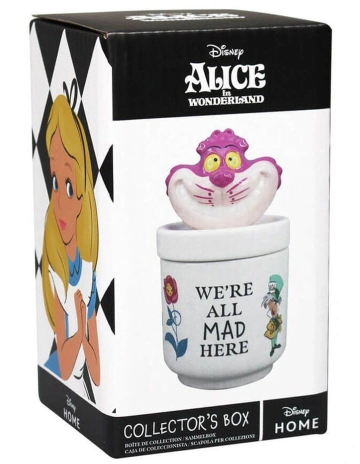 Alice in Wonderland Collector Box Glass 13cm in White image 5