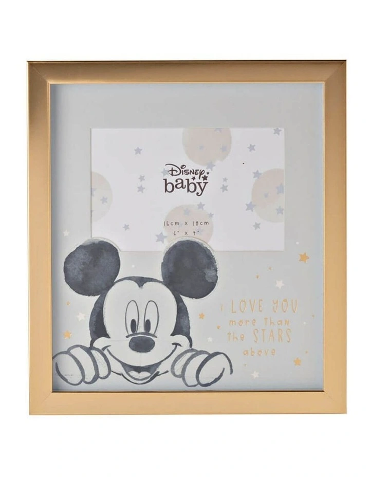 Mickey Mouse Plastic Gifting Frame in Gold image 1