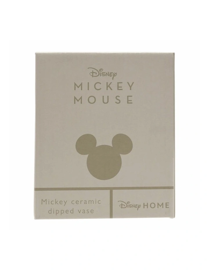 Mickey Pattern Dipped Vase in Beige image 3