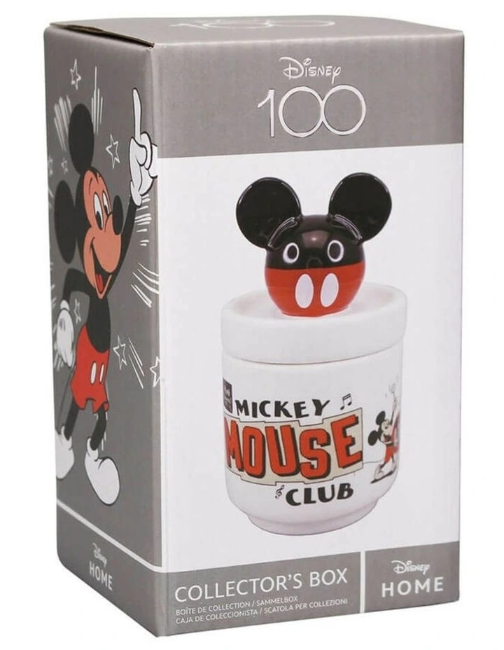 Mickey Mouse Club Disney Collectors Box 13cm in White image 3
