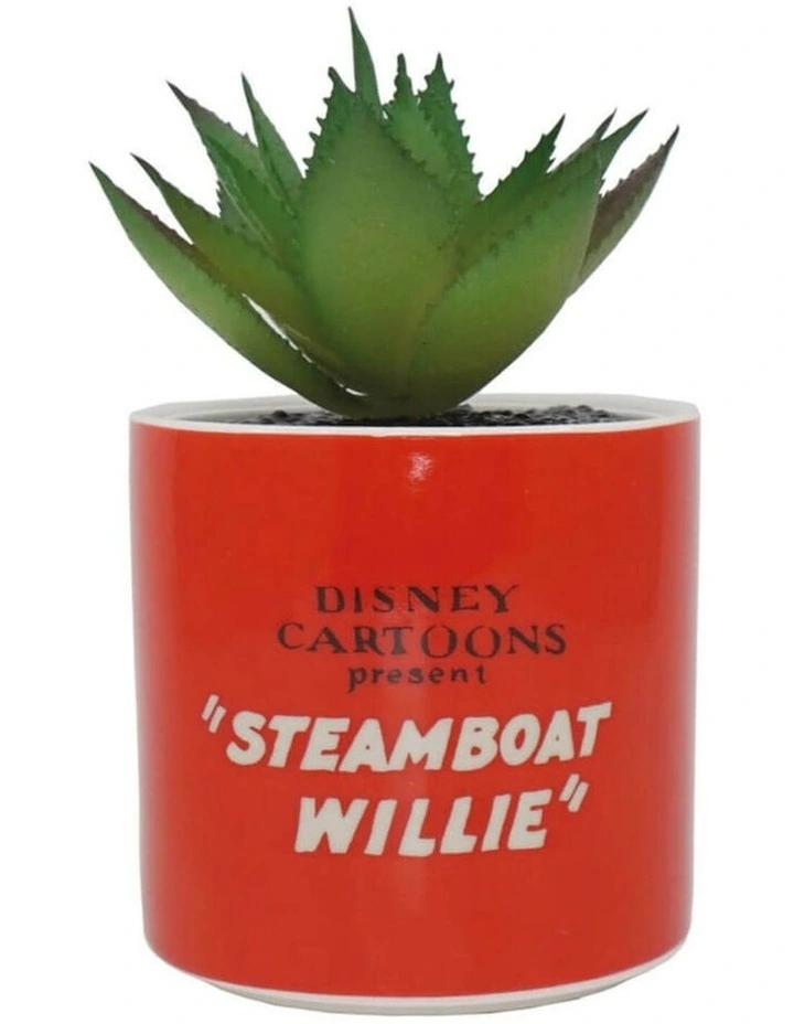 Classics 'Mickey Mouse' Planter With Faux Plant Gift in Red image 2
