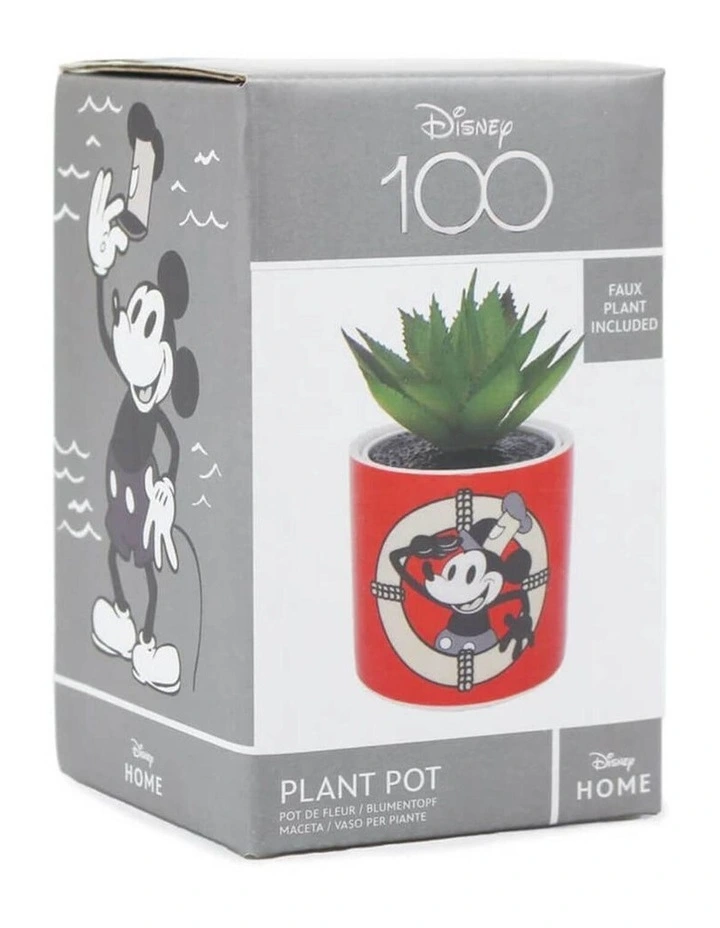 Classics 'Mickey Mouse' Planter With Faux Plant Gift in Red image 3