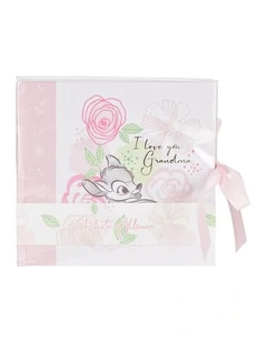 Bambi Grandma Photo Album in White