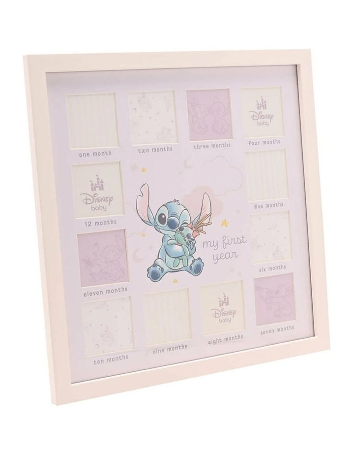 Stitch Baby First Year Frame in Beige image 2