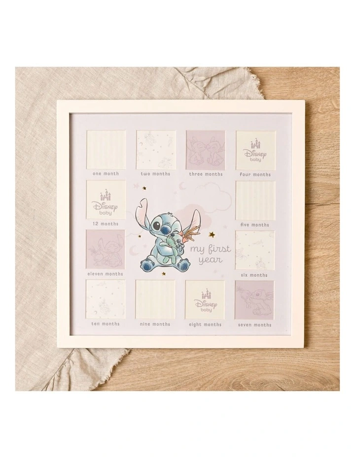 Stitch Baby First Year Frame in Beige image 4