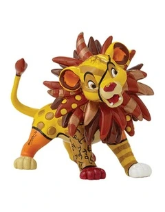 Simba With Mane Mini Figurine 7cm in Multi
