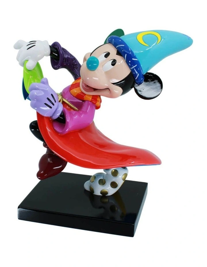 Fantasia 85th Anniversary Sorcerer Mickey Large Figurine 20cm in Multi image 6