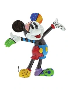 Mickey Mouse Arms Out Mini Figurine 8cm in Multi