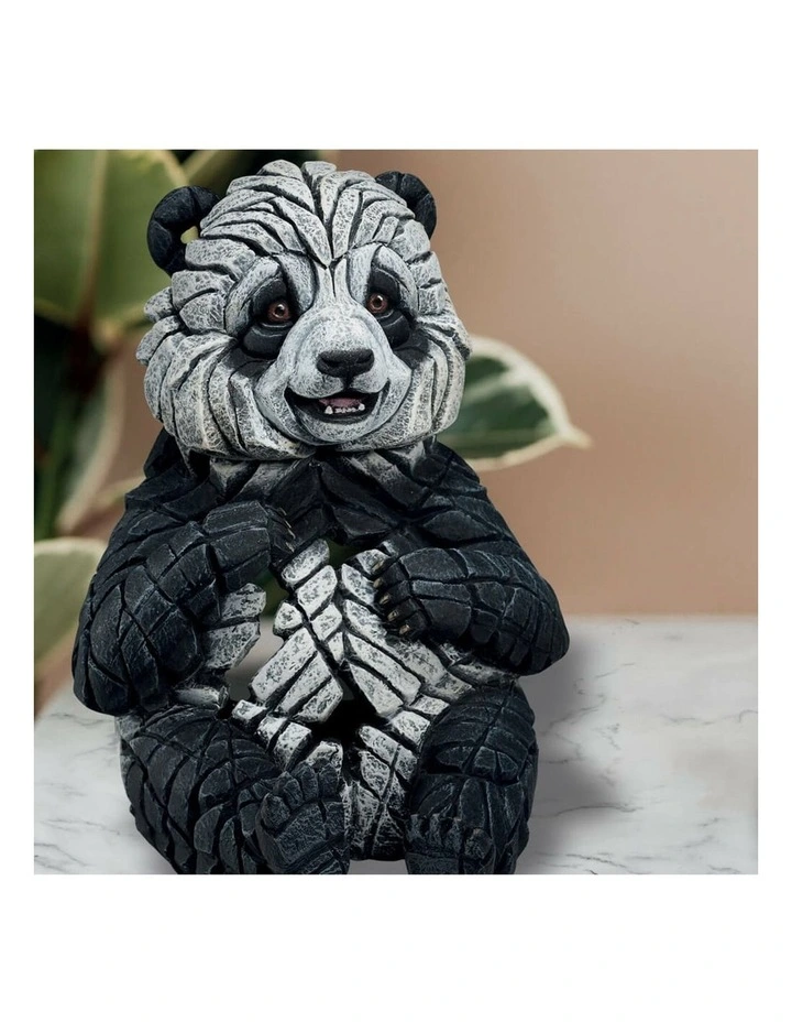 Stone Resin Panda Cub Figure in Multi image 7
