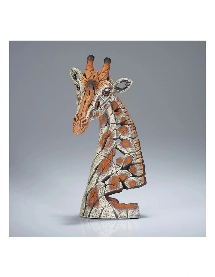 Stone Resin Miniature Giraffe Bust in Multi image 2
