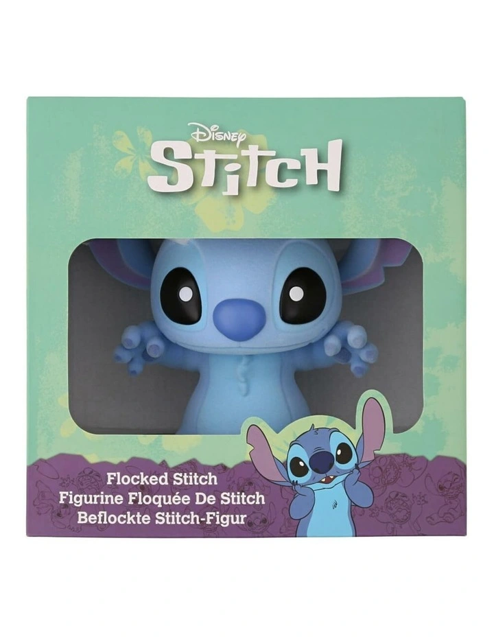 Stitch Flocked Figurine 19cm in Blue image 4