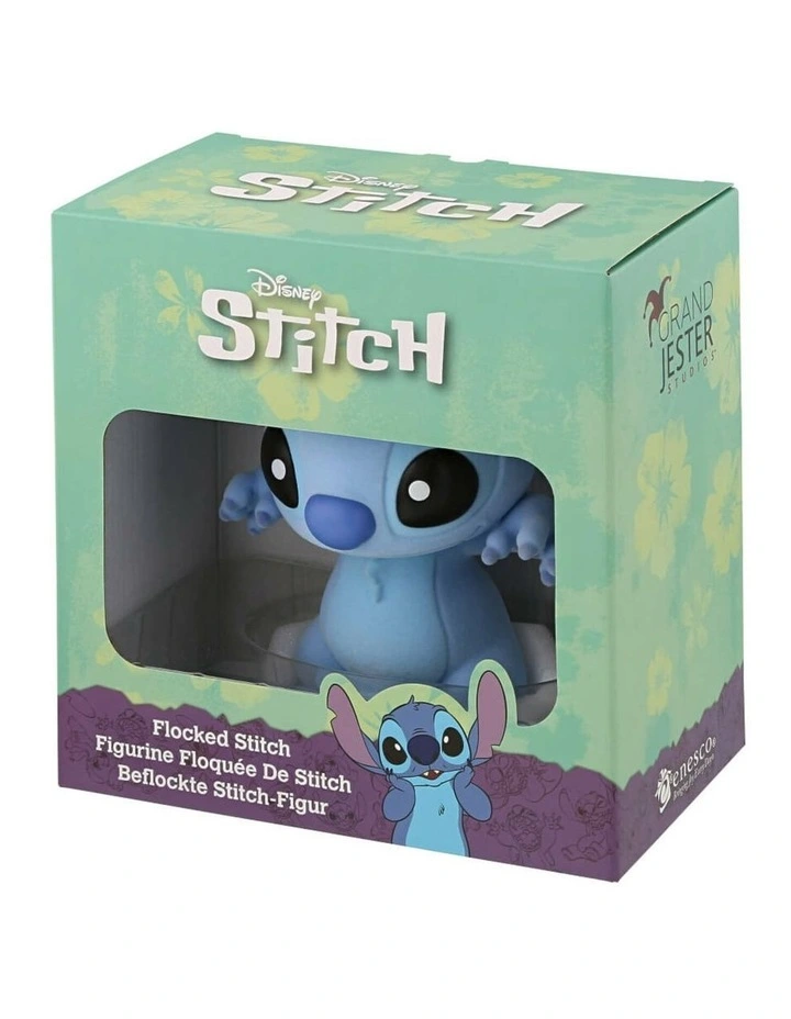 Stitch Flocked Figurine 19cm in Blue image 5