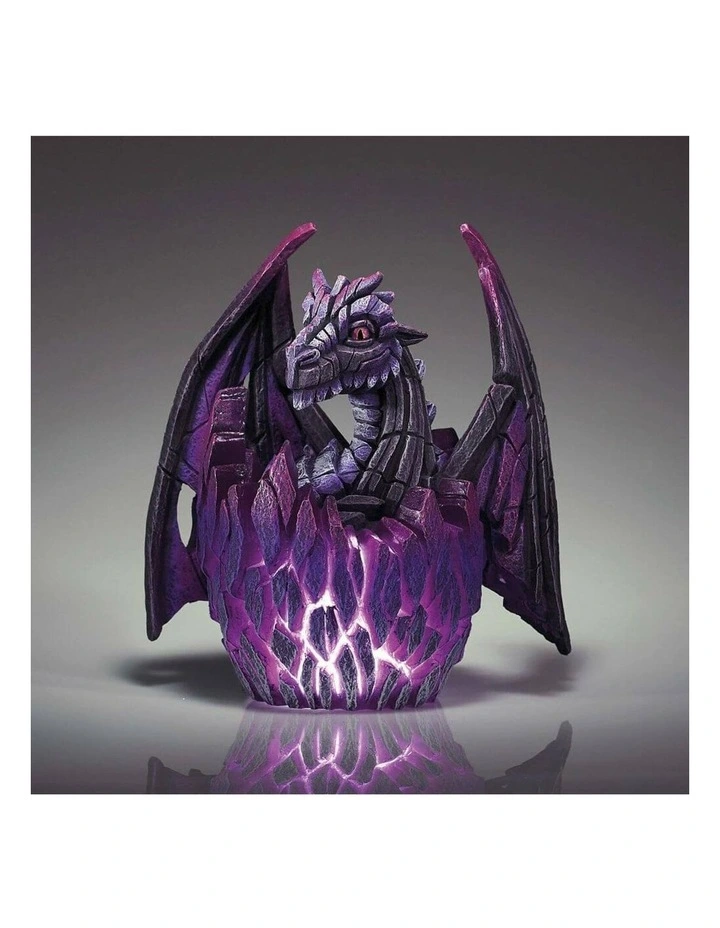 Stone Resin Lit Dragon Egg Sculpture in Multi image 2