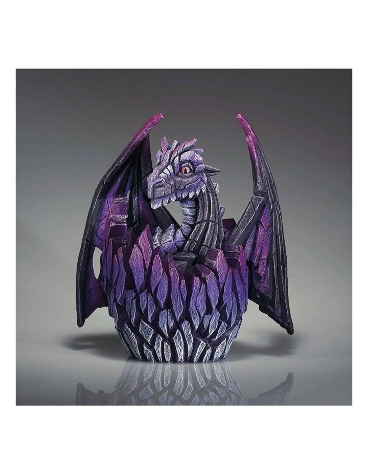 Stone Resin Lit Dragon Egg Sculpture in Multi image 3