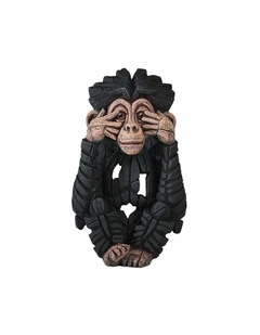 Baby Chimp See No Evil Figure in Black