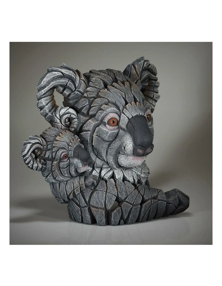 Koala And Joey Bust 33cm in Grey image 4