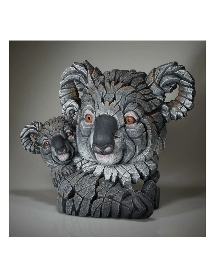 Koala And Joey Bust 33cm in Grey image 6
