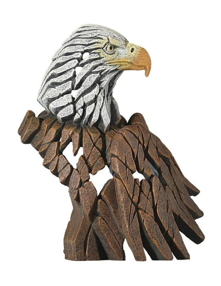 Miniature Eagle Bust Sculpture in Multi image 1