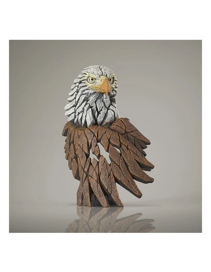 Miniature Eagle Bust Sculpture in Multi image 3