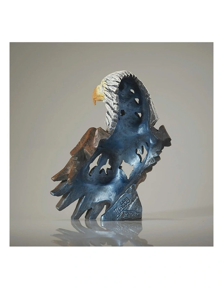 Miniature Eagle Bust Sculpture in Multi image 4