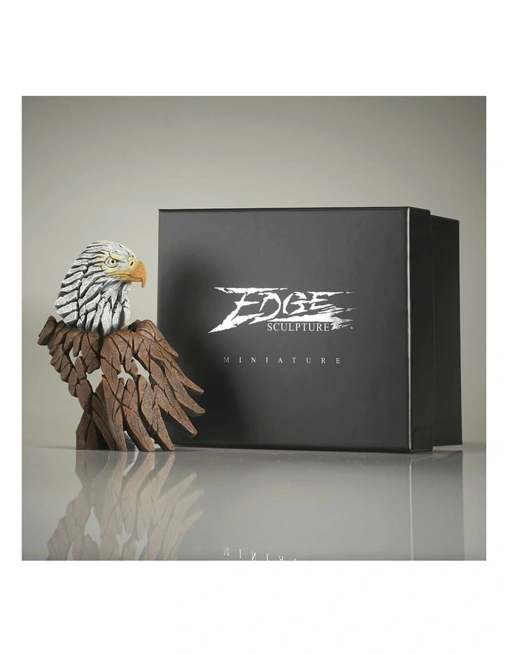 Miniature Eagle Bust Sculpture in Multi image 6