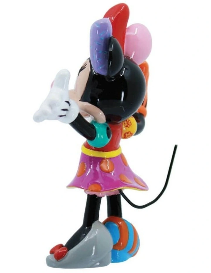 Britto Minnie Mouse Mini Figurine Home Decor Height 10cm in Multi image 4