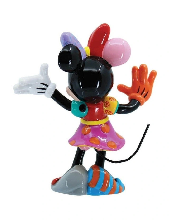 Britto Minnie Mouse Mini Figurine Home Decor Height 10cm in Multi image 6