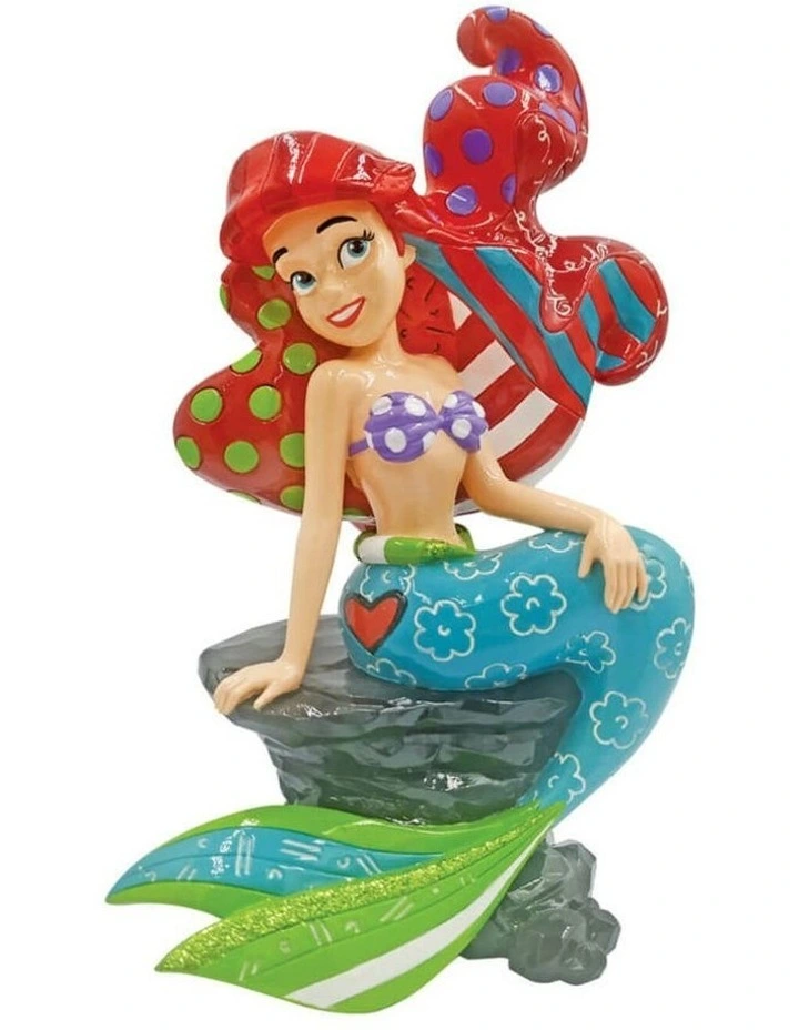 Britto Ariel On Rock Figurine Height 17cm in Multi image 1